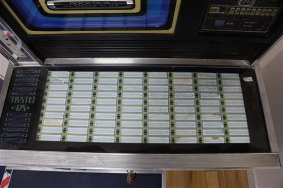 A Rock-ola Mystic 478 juke box (in working order) W.104cm, D.63cm, H.136cm